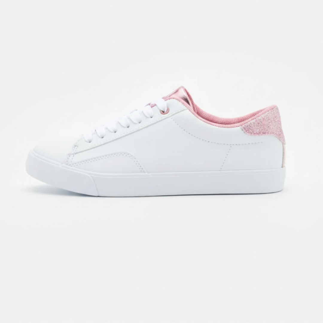 RL Pink Glitter Leather Shoes